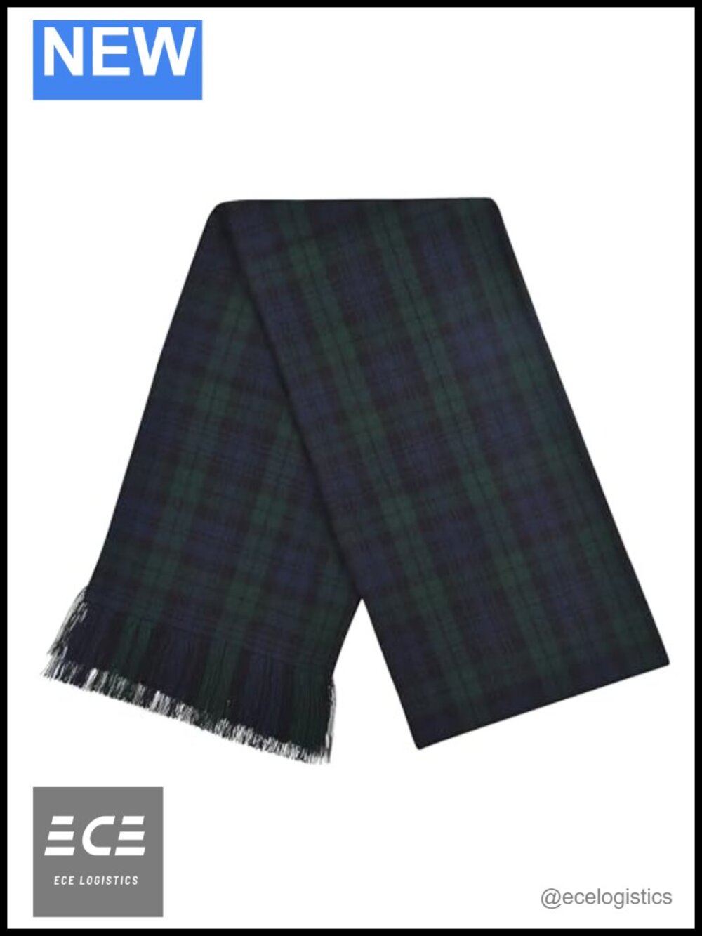 Tartan Sash Scottish Highland Clan Full Size Plaid Acrylic Wool